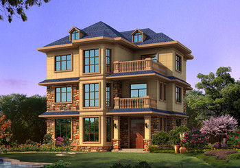 130平米左右三層農(nóng)村小別墅，經(jīng)典永不過時(shí)三層小洋樓