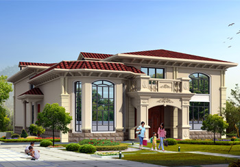 小開間大進(jìn)深的二層別墅設(shè)計圖紙，建在農(nóng)村就是一道風(fēng)景