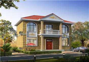 100平方米自建房二層設計圖紙及效果圖，12x9米