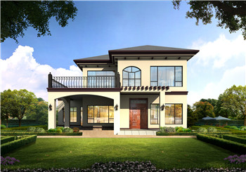 145平方米現(xiàn)代二層自建房屋設(shè)計(jì)CAD圖紙帶外觀效果圖