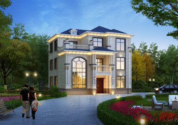 130多平方米新農(nóng)村三層別墅建筑設(shè)計(jì)圖及效果圖