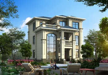 110平方米農(nóng)村三層復(fù)式房屋施工圖，通透時尚，低調(diào)又奢華