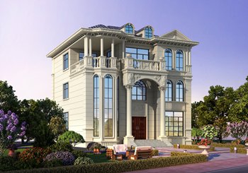 帶地下室的農(nóng)村自建三層半歐式別墅設(shè)計(jì)圖，看著真豪氣！