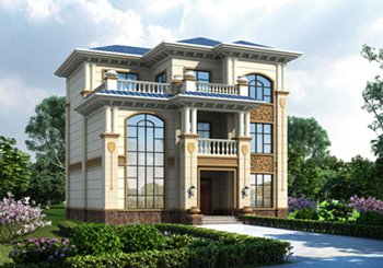 高端三層豪宅別墅設(shè)計(jì)方案圖，帶地下室，過悠然愜意生活