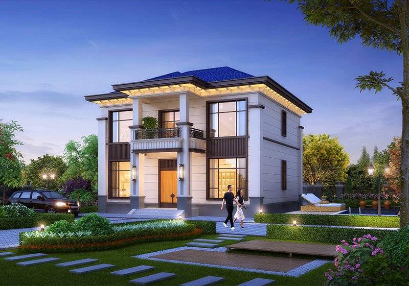 最新網(wǎng)紅二層別墅，寬敞時(shí)尚沉穩(wěn)大氣，布局實(shí)用正好滿(mǎn)足您的需求