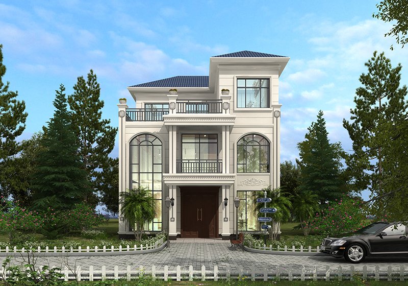 10×12米三層別墅戶型，挑空大客廳設(shè)計，圈粉無數(shù)的爆款方案