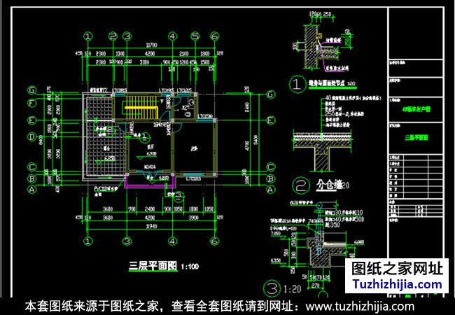 實(shí)用三層鄉(xiāng)村別墅設(shè)計(jì)平面圖