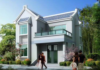 新農(nóng)村二層住宅設計圖紙，簡單別墅設計圖（含效果圖）