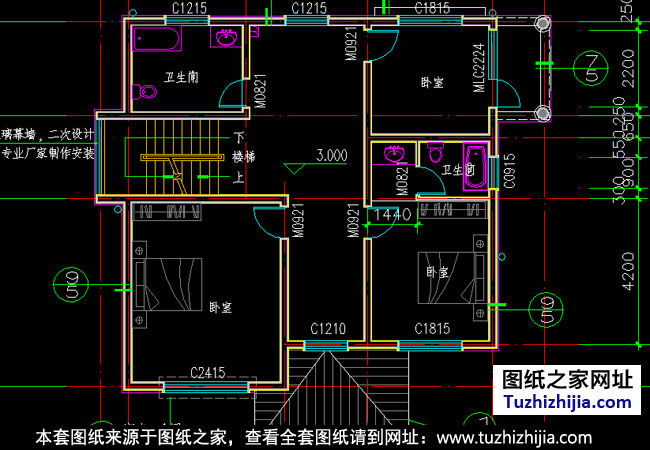 三層帶車庫別墅設(shè)計(jì)圖