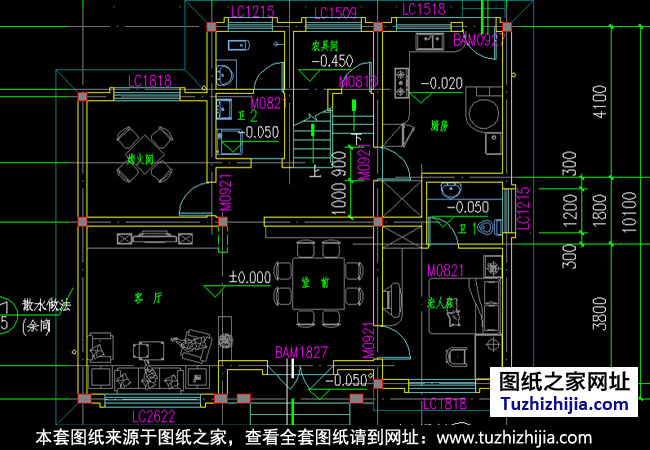 新農(nóng)村三層別墅設(shè)計圖紙