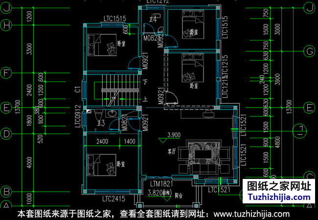 三層樓中樓復(fù)式別墅設(shè)計(jì)方案