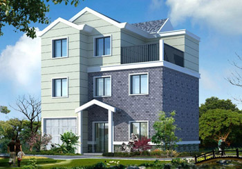 100平方米新農(nóng)村房屋設(shè)計(jì)圖紙，新農(nóng)村住宅精選（含外觀效果圖）