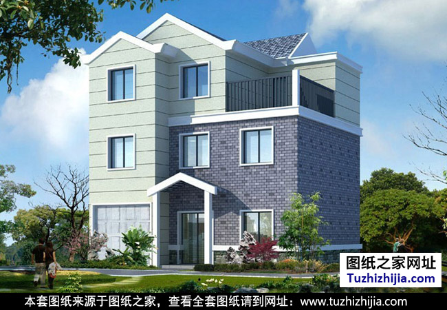 100平方米新農(nóng)村房屋設(shè)計(jì)圖紙 效果圖