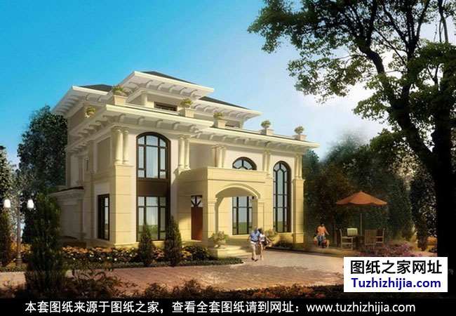 高檔歐式別墅設(shè)計(jì)圖紙 效果圖