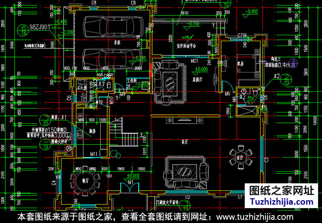 高檔歐式別墅設(shè)計(jì)圖紙