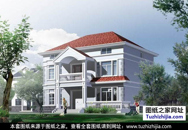 二層半別墅設(shè)計圖紙 效果圖