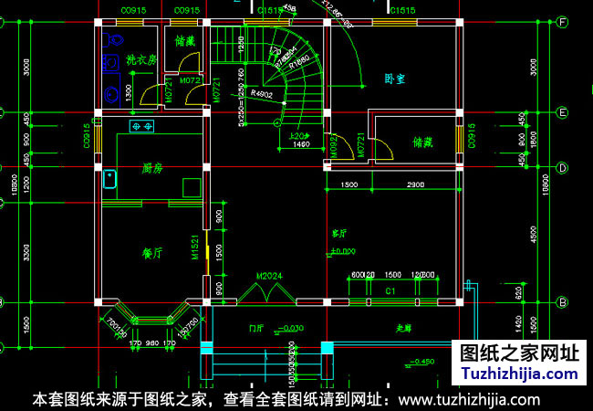 二層半別墅設(shè)計圖紙