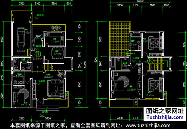 三層別墅設(shè)計(jì)圖紙