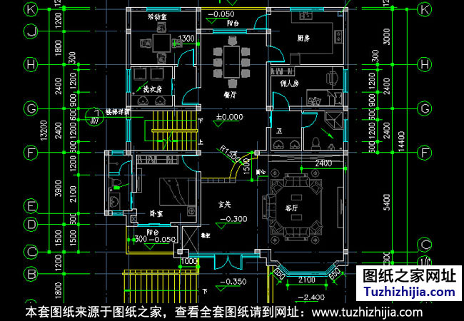 鄉(xiāng)村別墅設(shè)計圖紙及效果圖