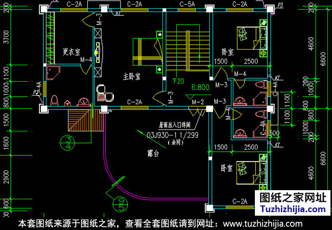 自建三層別墅設(shè)計(jì)平面圖