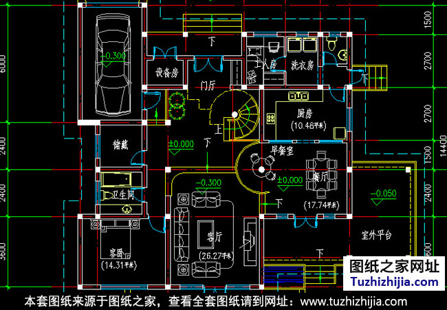 自建二層獨(dú)棟別墅設(shè)計(jì)圖紙 效果圖