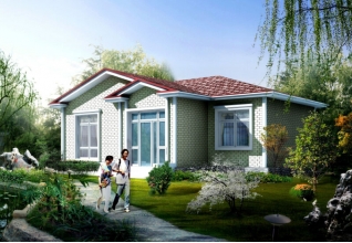 農(nóng)村一層房屋設(shè)計(jì)圖占地面積：11.3x8.3平方米造價(jià)預(yù)算：15萬以內(nèi).