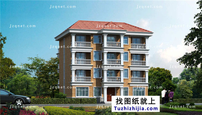 183平方米農(nóng)村四層房屋建筑設(shè)計(jì)圖紙