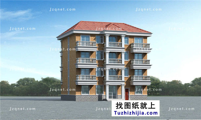 183平方米農(nóng)村四層房屋建筑設(shè)計(jì)圖紙