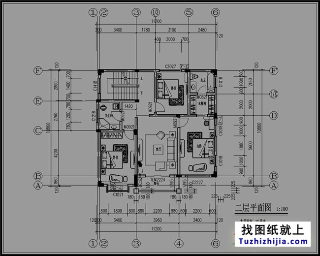 114平方米農(nóng)村四層別墅設(shè)計(jì)圖紙及效果圖
