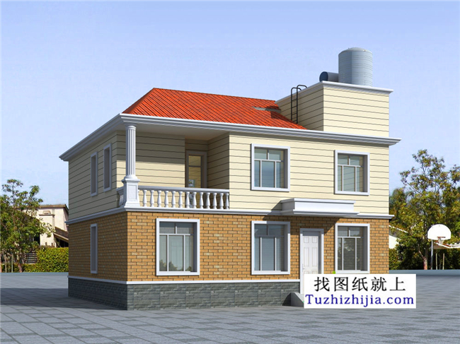 120平方米新農(nóng)村全套二層施工設(shè)計(jì)圖紙大全,11X11米