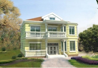 140平方米二層新農(nóng)村經(jīng)濟(jì)實(shí)用的房屋設(shè)計(jì)圖紙12x12米