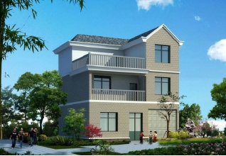 90平方米新農(nóng)村三層房屋設(shè)計圖紙，鄉(xiāng)村三層樓房圖紙精選