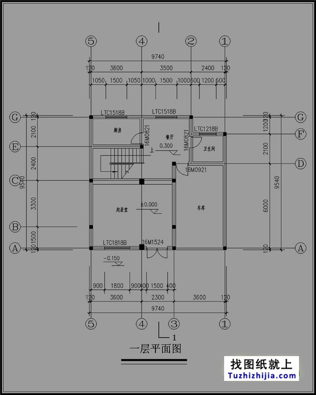 90平方米新農(nóng)村三層房屋設(shè)計(jì)圖紙