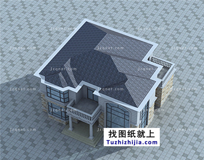 183平方米新農(nóng)村自建二層小別墅設(shè)計圖及效果圖，15X13米