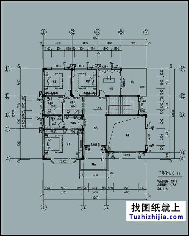 183平方米新農(nóng)村自建二層小別墅設(shè)計圖及效果圖，15X13米