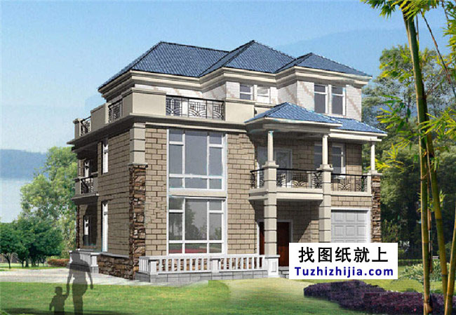 210平方米新農(nóng)村三層別墅設(shè)計(jì)圖紙