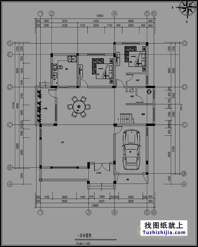 210平方米新農(nóng)村三層別墅設(shè)計(jì)圖紙