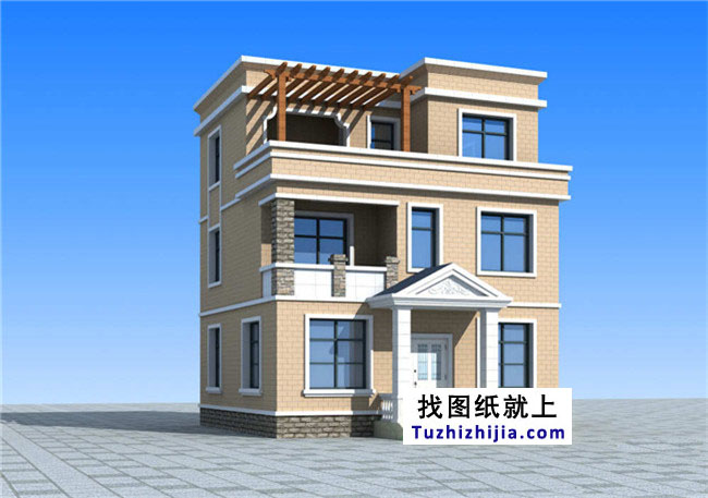 80平方米新農(nóng)村三層房屋設(shè)計(jì)圖