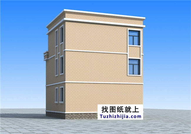 80平方米新農(nóng)村三層房屋設(shè)計(jì)圖