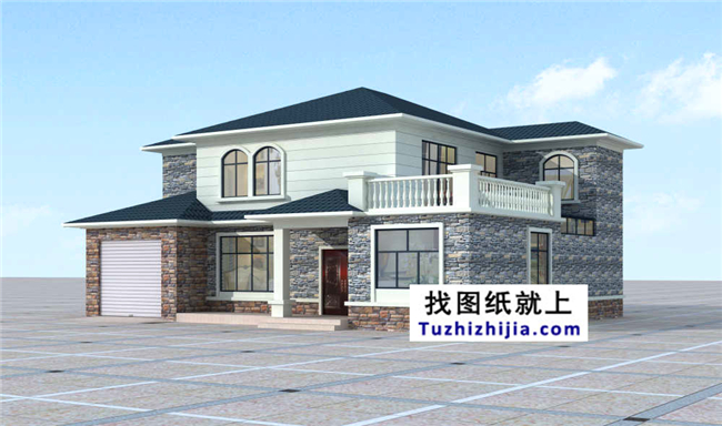 170平方米農(nóng)村豪華型二層自建房屋設(shè)計(jì)圖紙,15x12米