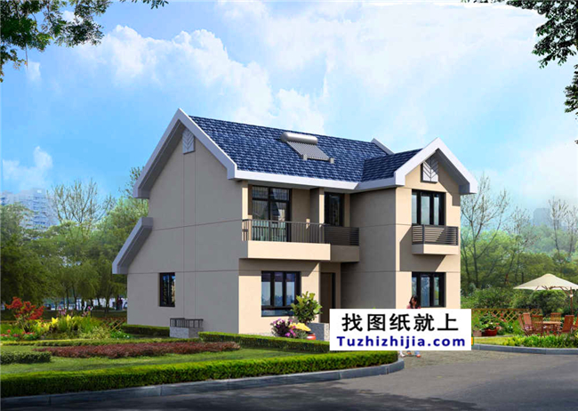 82平方米新農(nóng)村自建兩層房屋設(shè)計(jì)圖,10X11米