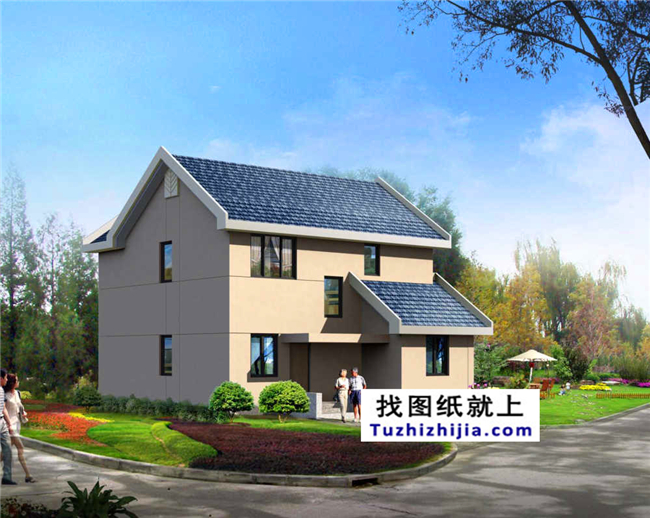 82平方米新農(nóng)村自建兩層房屋設(shè)計(jì)圖,10X11米