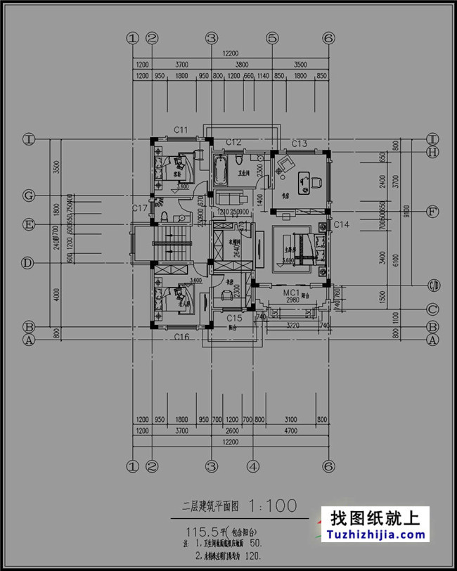 浙江新農(nóng)村三層別墅設(shè)計(jì)圖紙及效果圖