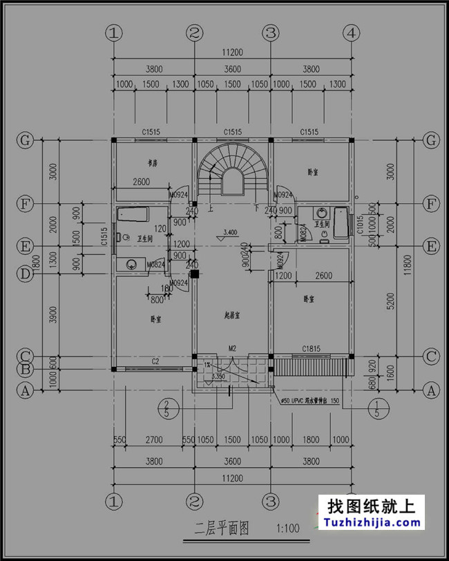 130平方米新農(nóng)村三層別墅設(shè)計(jì)圖紙