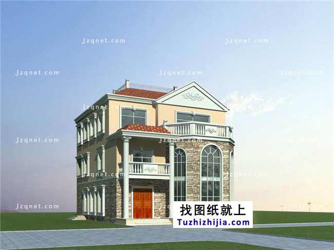 180平方米新農(nóng)村三層別墅設(shè)計(jì)圖紙