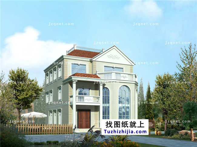 180平方米新農(nóng)村三層別墅設(shè)計(jì)圖紙