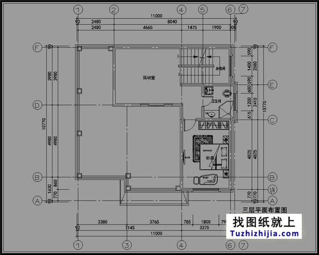 新農(nóng)村二層半房屋設(shè)計(jì)圖紙及效果圖