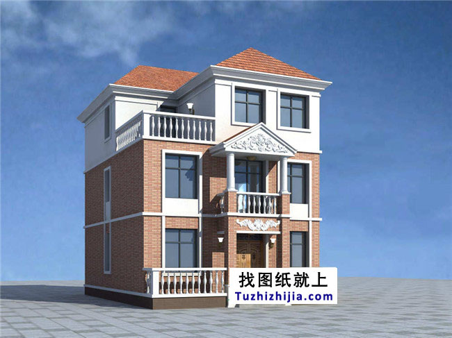 兩層半新農(nóng)村別墅設(shè)計圖紙