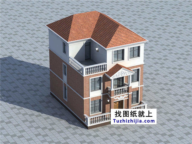 兩層半新農(nóng)村別墅設(shè)計圖紙