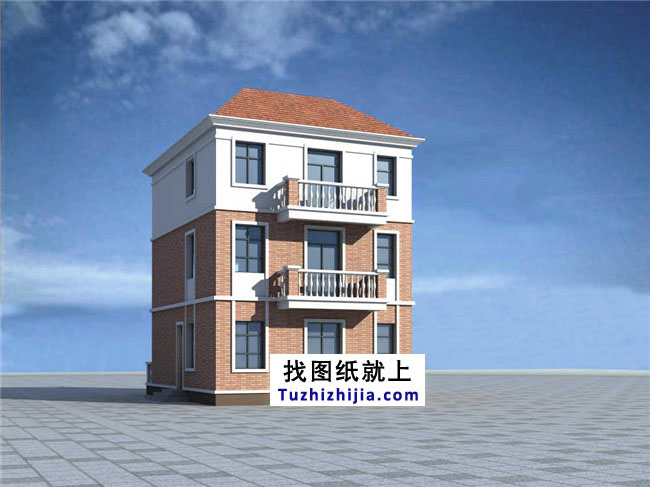 兩層半新農(nóng)村別墅設(shè)計圖紙